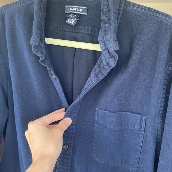 Navy Button Down - Picture 5 of 5